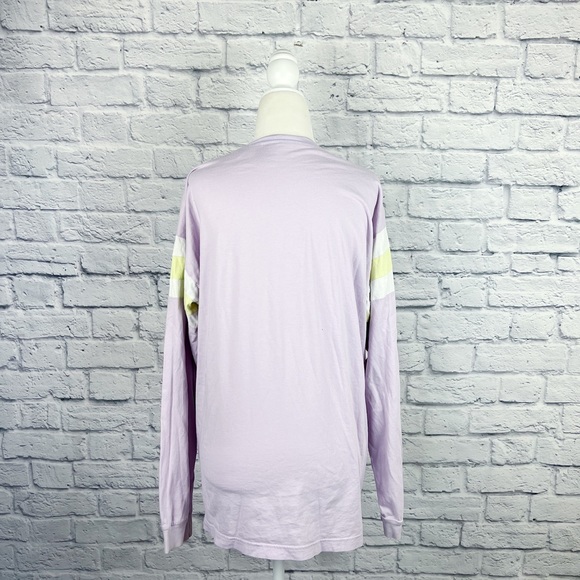 PINK VS Purple & Lime Logo Long Sleeve Top - Picture 3 of 5